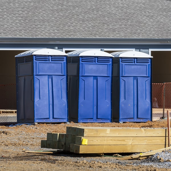 can i customize the exterior of the porta potties with my event logo or branding in Huntsville